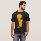 T-shirt Trophée de basket-ball (Devant entier)