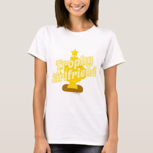 T-shirt Trophée Girlfriend Humour Cheeky Moto Dessin