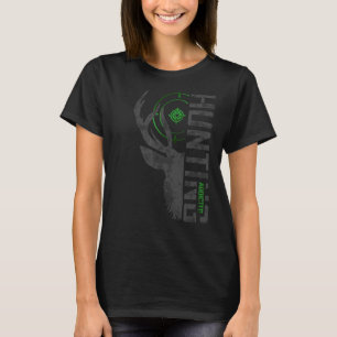 T-shirt Trophée Roe Deer Antler Chasse Sika Deer Addicité