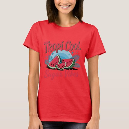 T-shirt Tropi Cool Sugar Vibes (Devant)