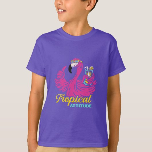 T-shirt Tropical Attitude (Devant)