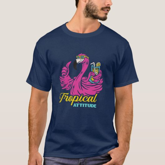T-shirt Tropical Attitude (Devant)