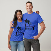 T-shirt tropical basique foncé (Unisexe)