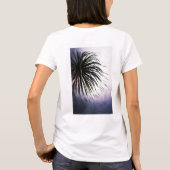 T-shirt Tropical Chic Palm Tree soufflé au vent (Dos)