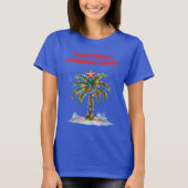 T-Shirt-Tropical Christmas Family T Shirts (Voorkant)
