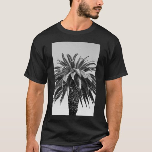 T-shirt tropical de palmier (Devant)