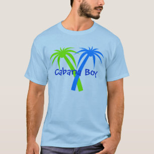 T-shirt tropical de palmiers d'amusement