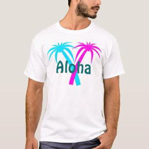T-shirt tropical de palmiers d'Hawaï