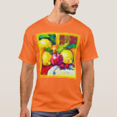 T-shirt Tropical Fruits Pianting. Commandez dès maintenant (Devant)