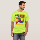 T-shirt Tropical Fruits Pianting. Commandez dès maintenant (Devant entier)