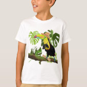 T-shirt Tropical Fun Toucan Jungle Explorer (Devant)