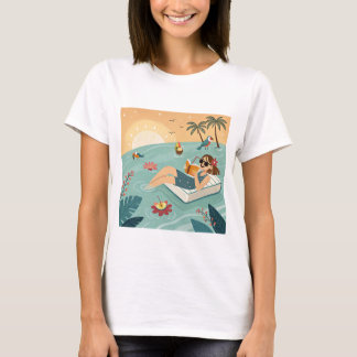 T-shirt Tropical Page Turner Mood