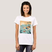 T-shirt Tropical Page Turner Mood (Devant entier)