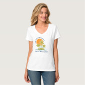 T-shirt Tropical Palm Tree Beach Trip Sunset Cute Custom (Devant entier)