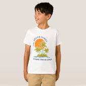 T-shirt Tropical Palm Tree Beach Trip Sunset Cute Custom (Devant entier)