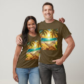 T-shirt Tropical Paradise Hammock Retreat (Unisexe)