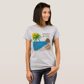 T-shirt tropical, Rêver des Tropiques (Devant entier)