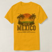 T-shirt Tropical Sunset Tee Gulf of Mexico (Design devant)