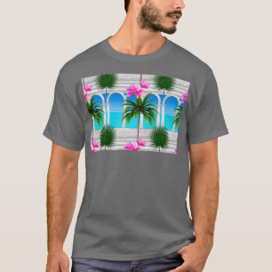 T-shirt Tropicalseapalmleaf treeArcharchesarcadecolumnssta