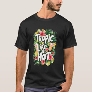 T-shirt Tropique Hawaii Island Tropical Hawaiian