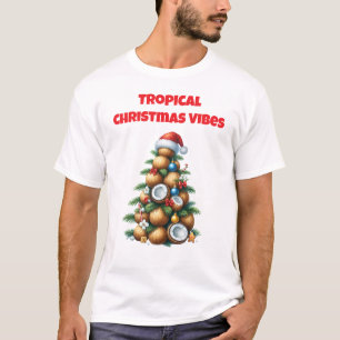 T-Shirt-Tropische Kerstmis Familie T-Shirts