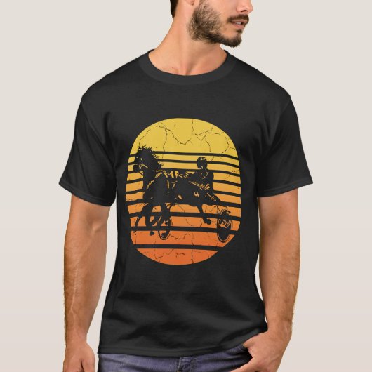 T-shirt Trot cheval ami (Devant)