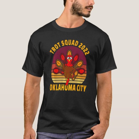 T-shirt Trot Squad 2022 Oklahoma City Thanksgiving Runner (Devant)