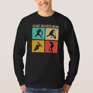 T-shirt Trottinette de stunt cool pour maman mère faisant
