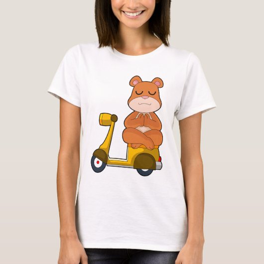 T-shirt Trottinette d'ours (Devant)