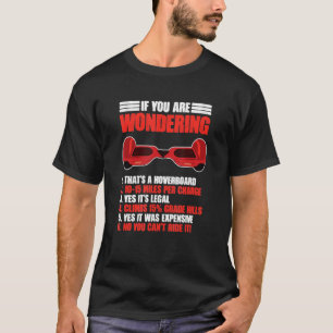 T-shirt Trottinette électrique drôle de hoverboard