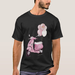 T-shirt Trottinette Rose trottinette _par Leamini20_