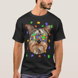 T-shirt Trottinette Yorkshire Terrier Chien Lunettes de so
