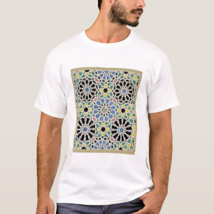 T-shirt Trottoir de mosaïque à Alhambra, 'de l'Arabe