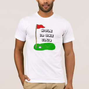 T-shirt Trou dans un golf personnalisé par club