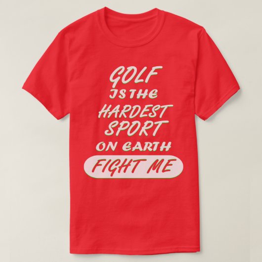 T-shirt Trou De Golf Dans Un Club (Design devant)