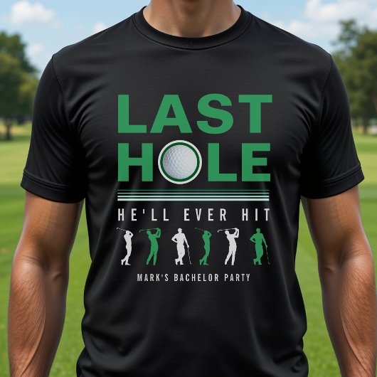 T-shirt Trou final du garçon de golf qu'il ne frappera jam
