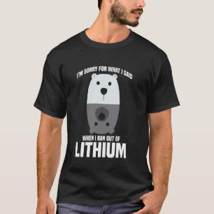 T-shirt Trouble bipolaire Sensibilisation Anxiété Désolé B