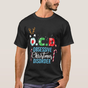 T-shirt Trouble de Noël obsessionnel ! Reindeer Antlers Gi