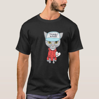 T-shirt trouble maker catlover 