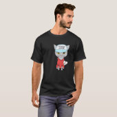 T-shirt trouble maker catlover  (Devant entier)