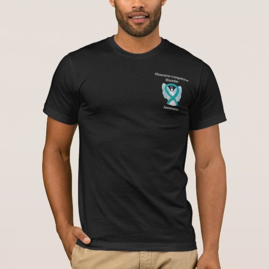 T-shirt Trouble Obsessif-Compulsif (OCD) Chemise à ruban (Devant)
