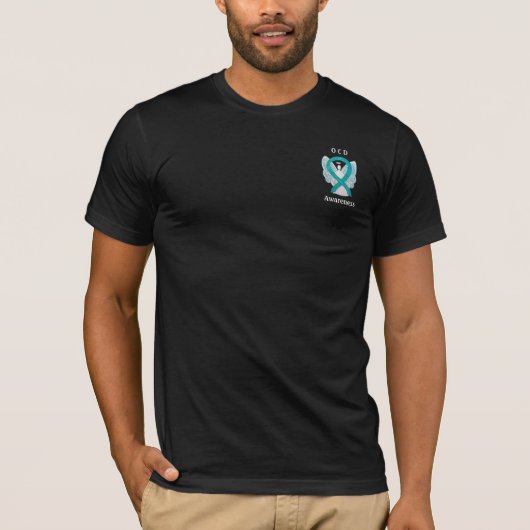 T-shirt Trouble Obsessif-Compulsif (OCD) Chemise à ruban (Devant)
