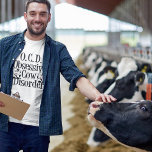 T-shirt Trouble obsessionnel de la vache<br><div class="desc">J'adore les vaches. Joli cadeau de vache noire et blanche. Je suis OCD pour les tee - shirts de vache drôles. Un fermier ou un cowboy aimerait ce t-shirt cool.</div>