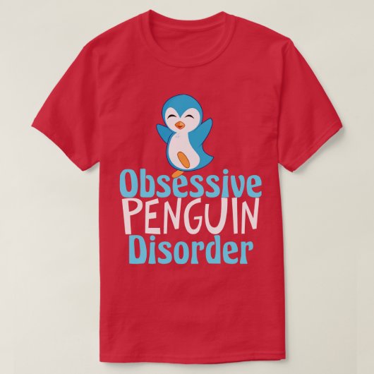 T-shirt Trouble obsessionnel des pingouins (Design devant)