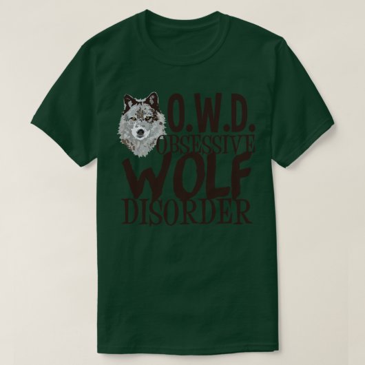 T-shirt Trouble obsessionnel du loup (Design devant)