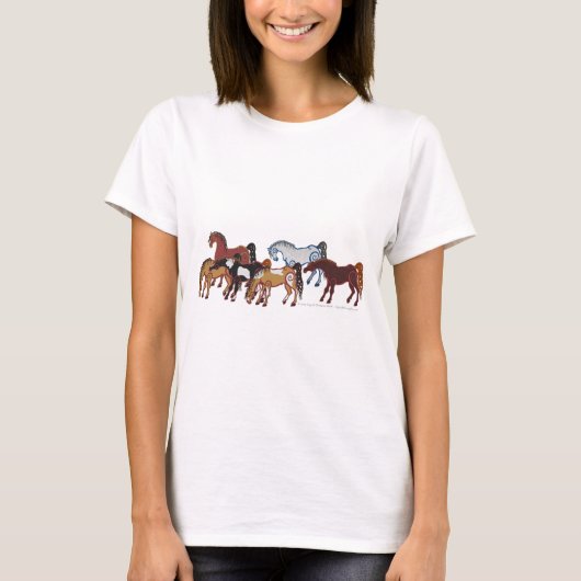 T-shirt troupeau celtique de cheval (Devant)
