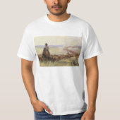 T-shirt Troupeau de sentiers au Wyoming par WHD Koerner (Devant)