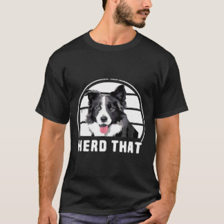 T-shirt Troupeau Drôle Qui Bordent Collie Animal Chien
