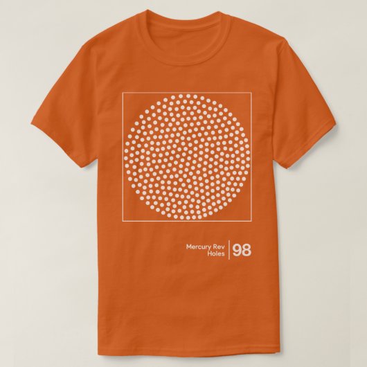 T-shirt Trous Mercury Rev Conception graphique minimale Ho (Design devant)
