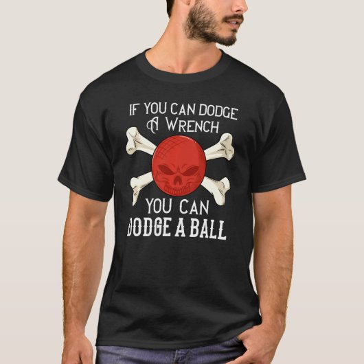 T-shirt Trousse de boule de gameplay de Dodgeball (Devant)